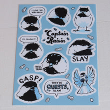 Load image into Gallery viewer, Chickadee 10-Sticker Sheet (Fuzz)